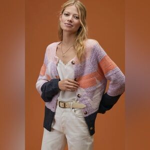 NWT Anthropologie Maeve Birdie Cardigan Sweater Size Small